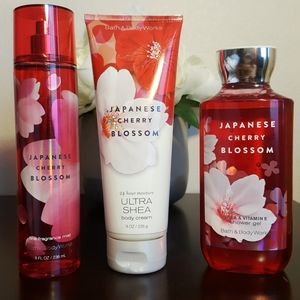 BBW Shower Gel, Body Spray, and Lotion